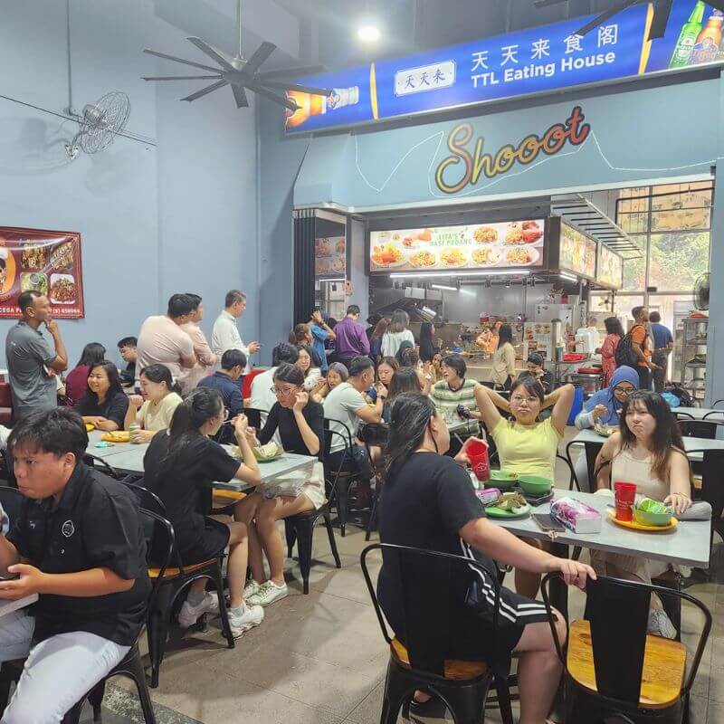 MALAY STALL FOR RENT (EXISITNG CONDITION WITH 80% KITCHEN ITEMS AVAILABLE)