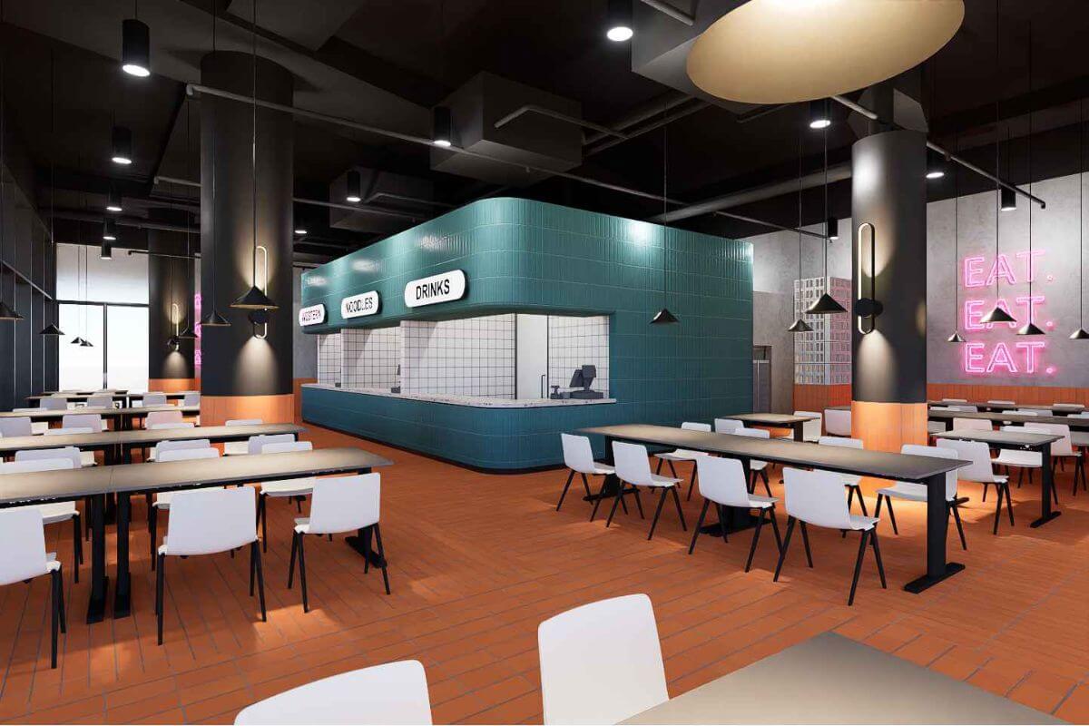 NEWLY FITTED 3x Aircon Food court Stall at SUTD - SINGAPORE UNI OF TECH & DESIGN (Near CHANGI EXPO) for Rent