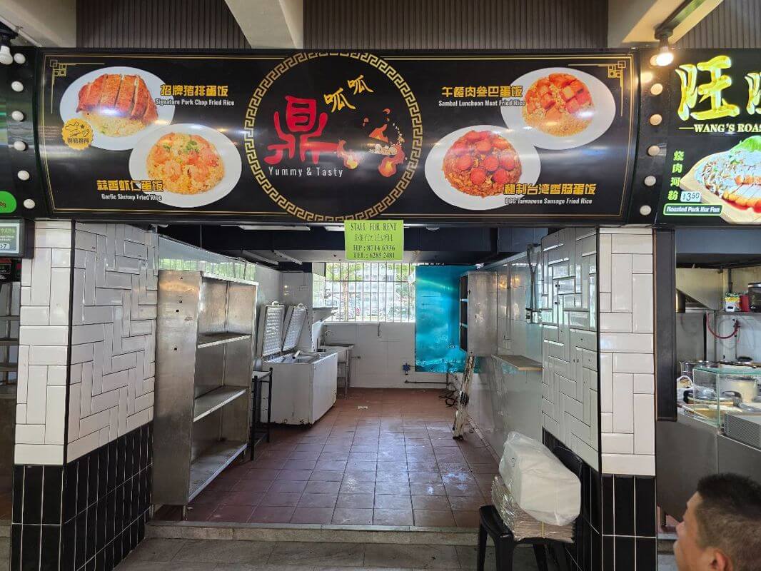 Stall for rent no take over fees and  with existing free equipments.