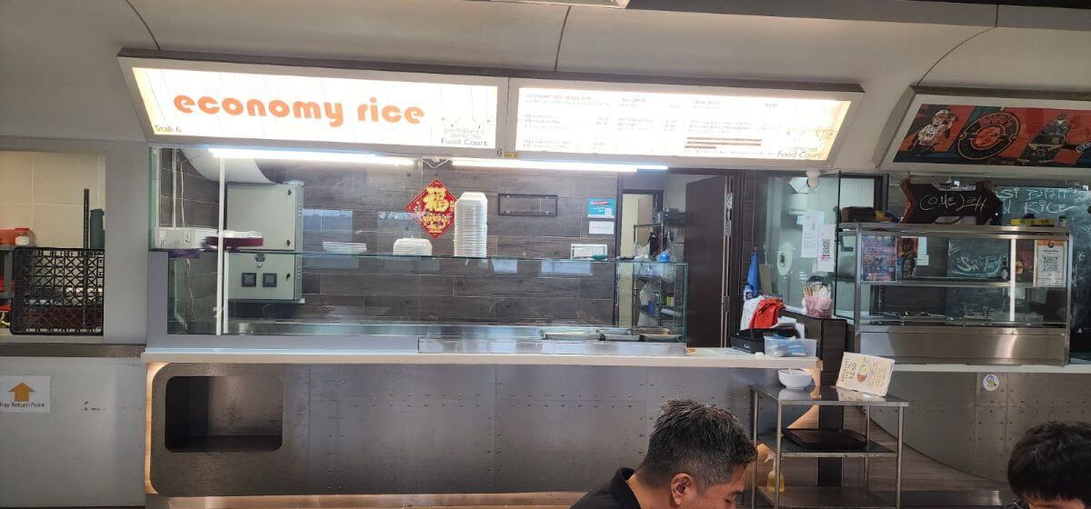 Busy Lunch Crowd Stall｜Air-Conditioned Food Court, Ready to Operate