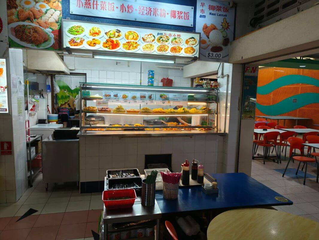 STALL FOR RENT - COMES WITH KITCHEN @ PSA TANJONG PAGAR , OFFICE CROWD 